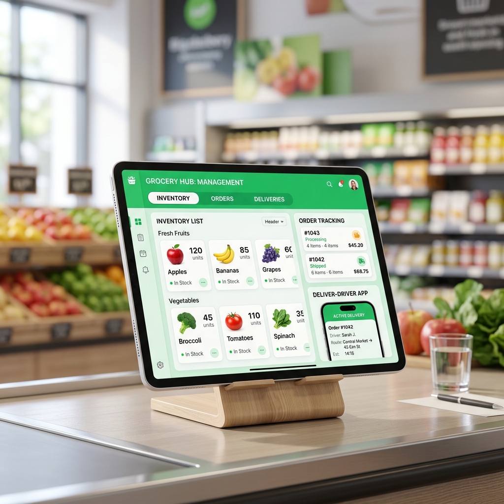 Grocery System Mockup