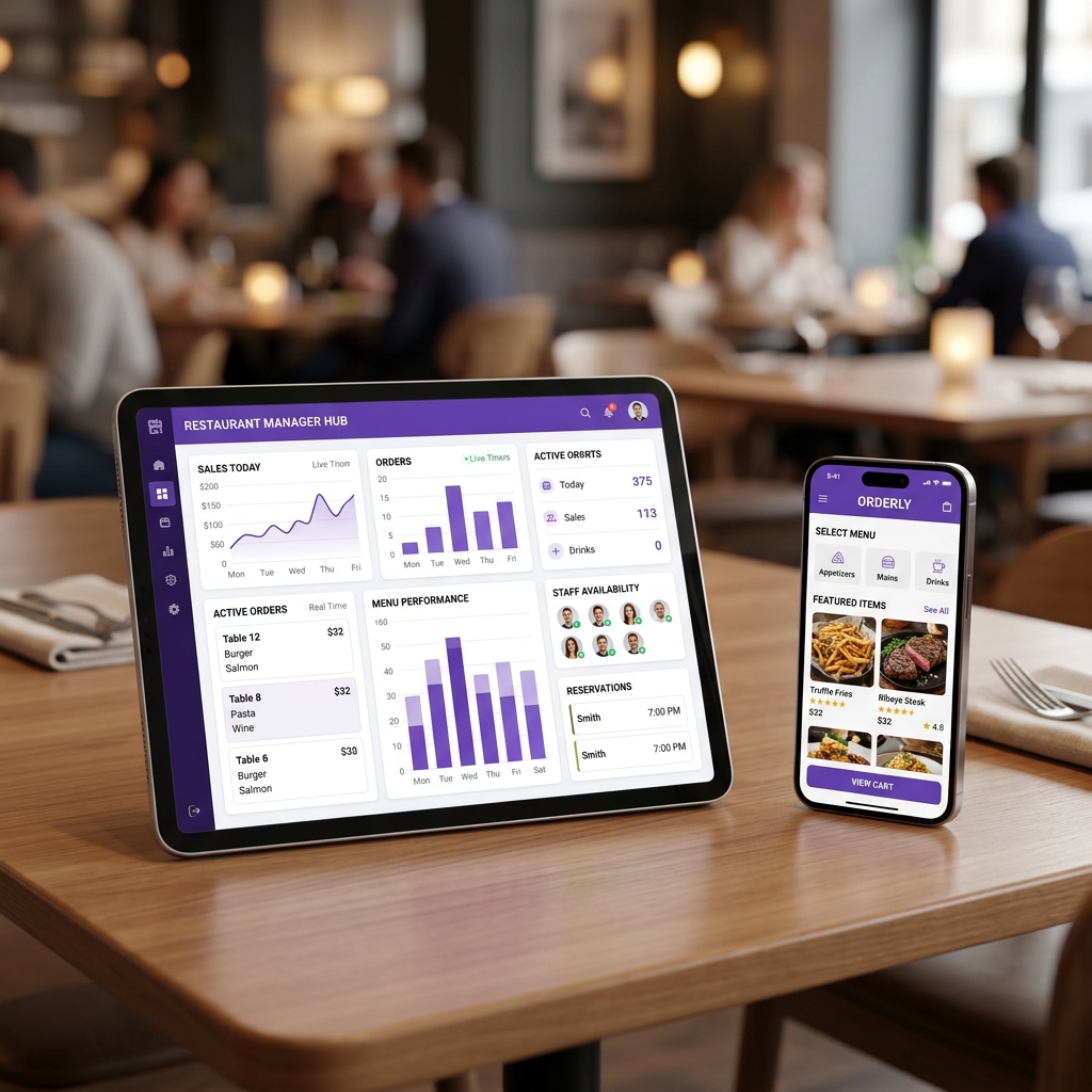 Restaurant System Mockup