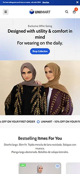 عبايات وأزياء محتشمة تطبيق الجوال