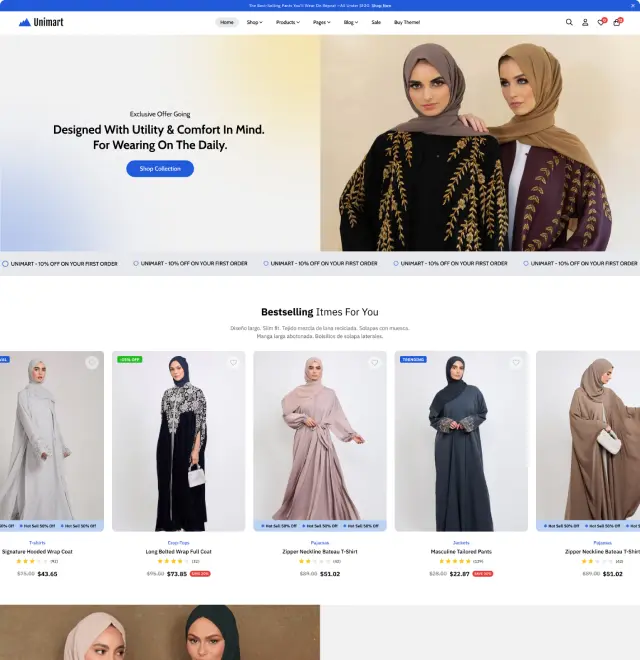 عبايات وأزياء محتشمة